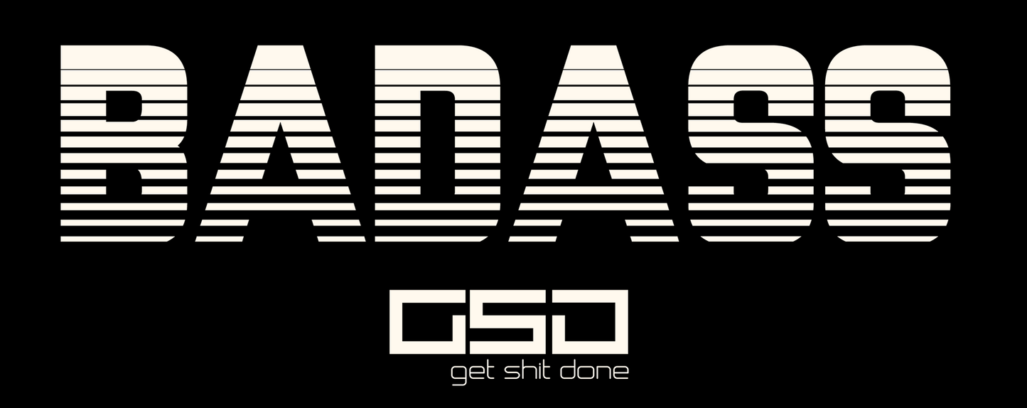 BADASS-Black Glossy Mug