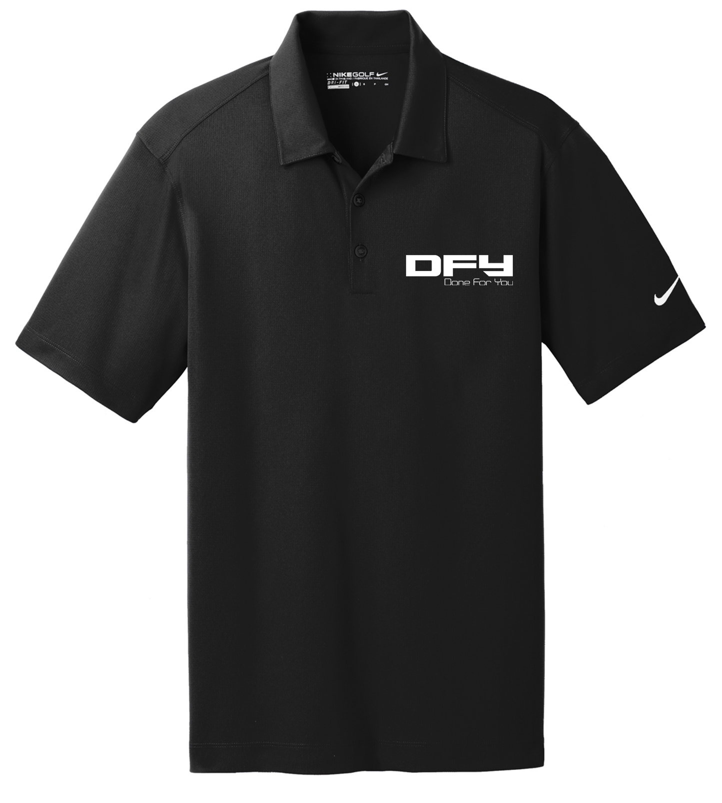 Nike Dri-FIT Vertical Mesh Polo - Embroidered Done For You Logo