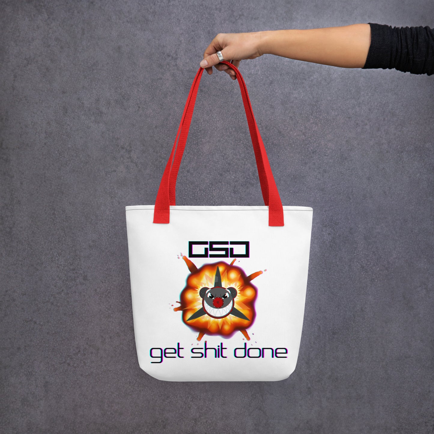 Rocket - Classic GSD - White Tote bag
