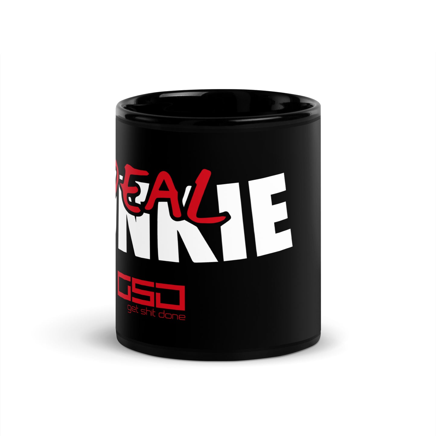 Deal Junkie-Black Glossy Mug