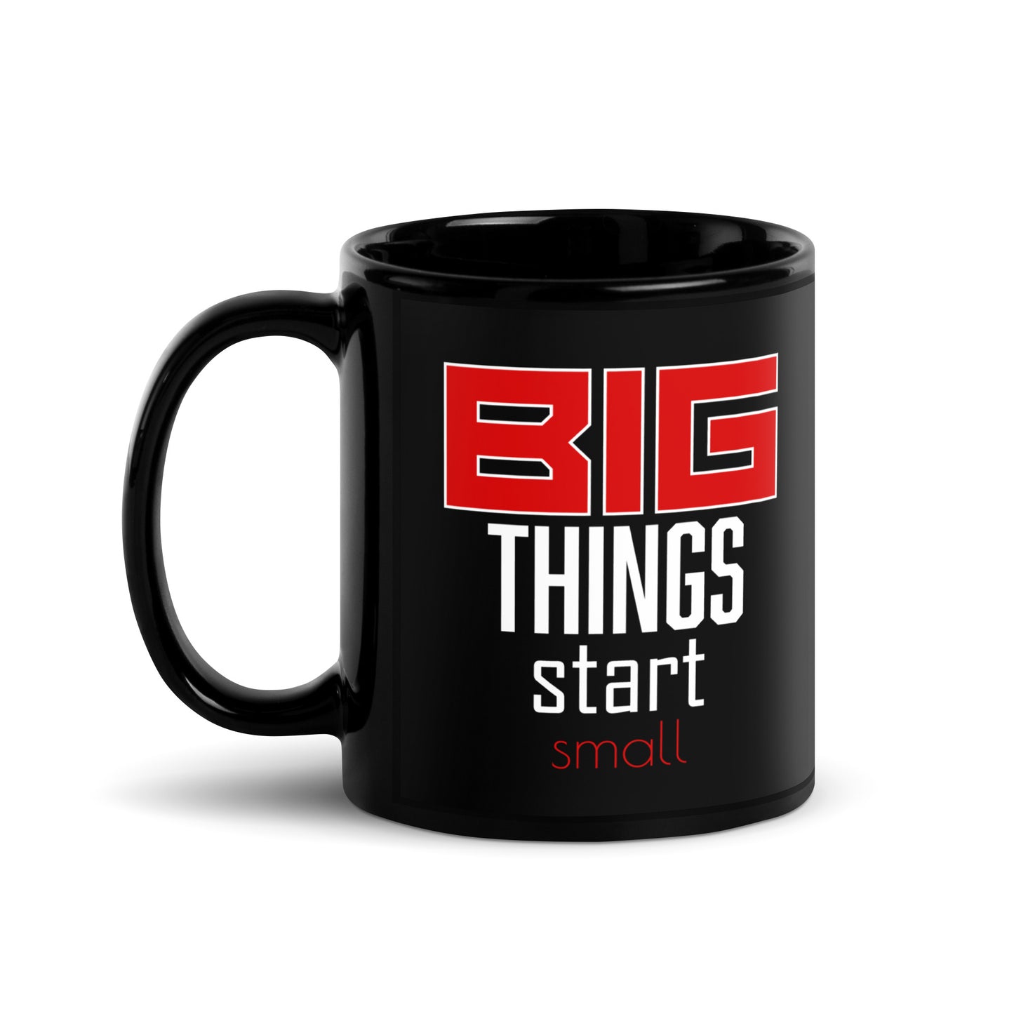 BIG Things-Black Glossy Mug