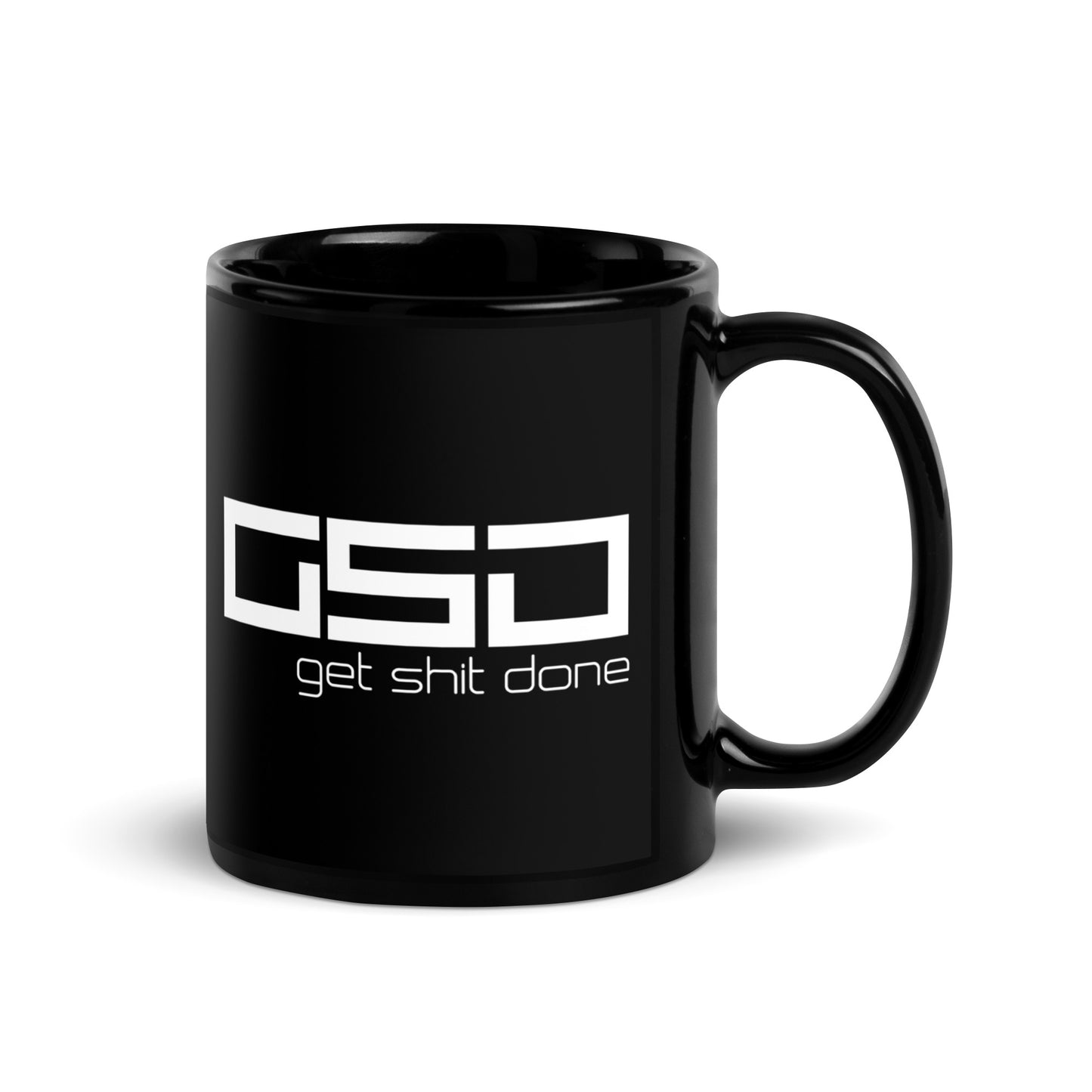 Do The Thing-Black Glossy Mug