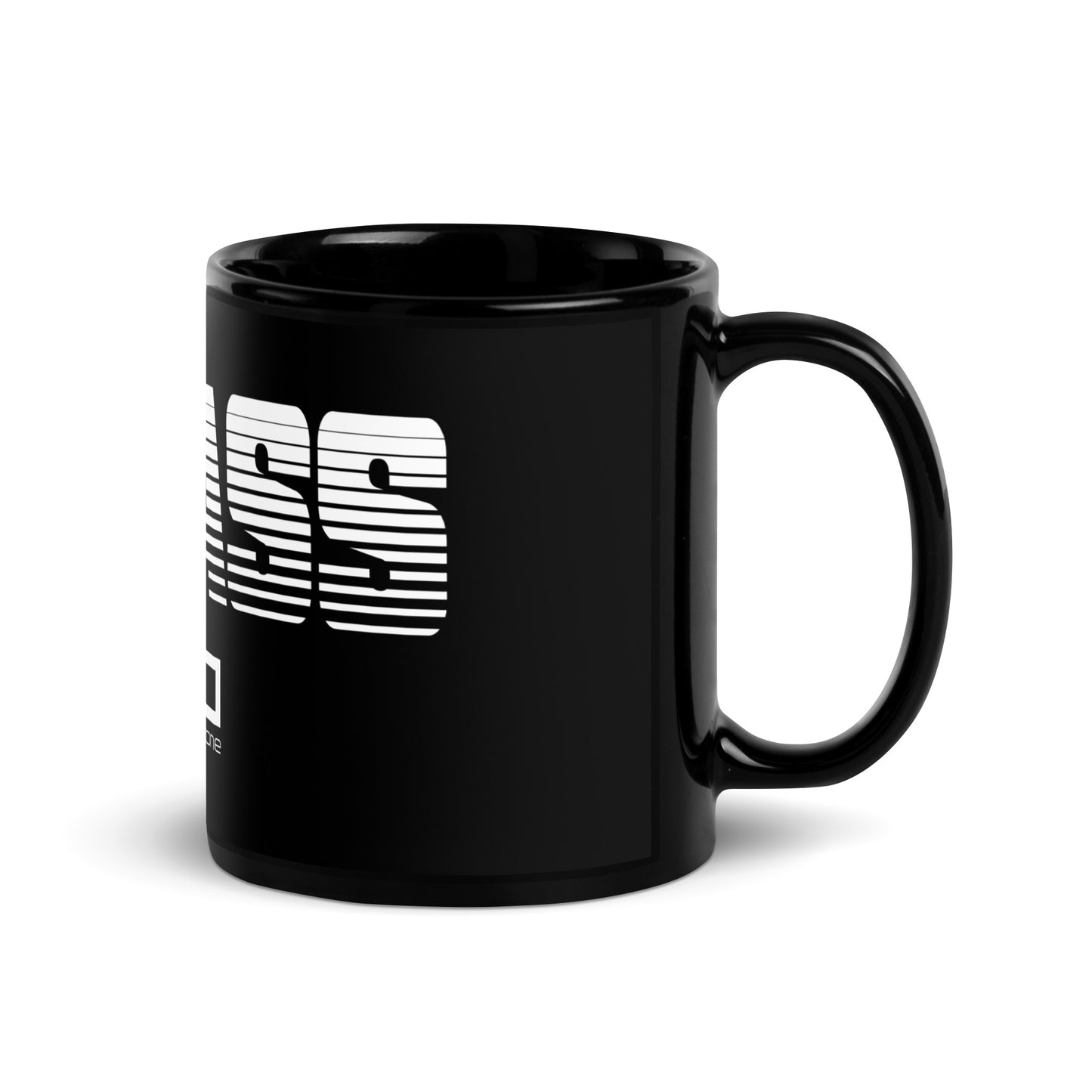 BADASS-Black Glossy Mug