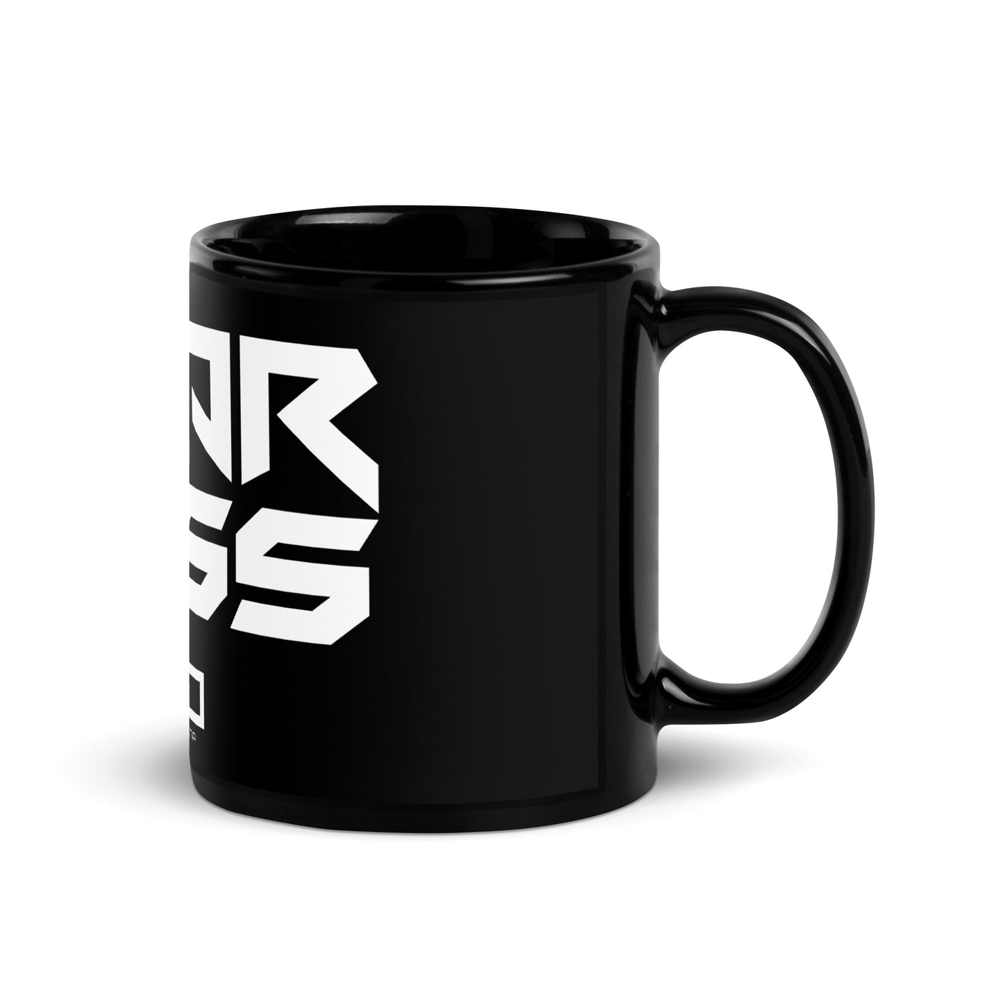 Fear Less-Black Glossy Mug