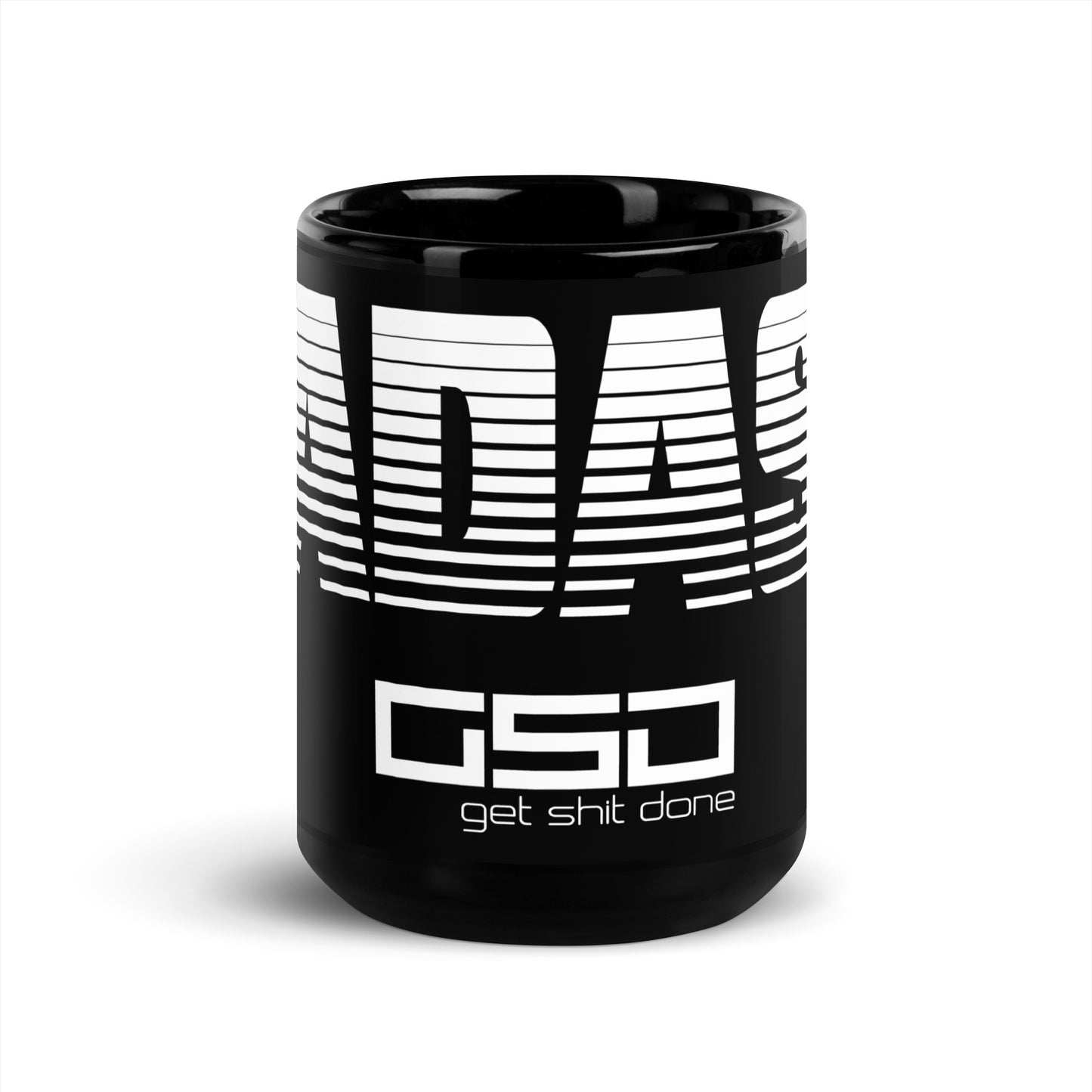 BADASS-Black Glossy Mug