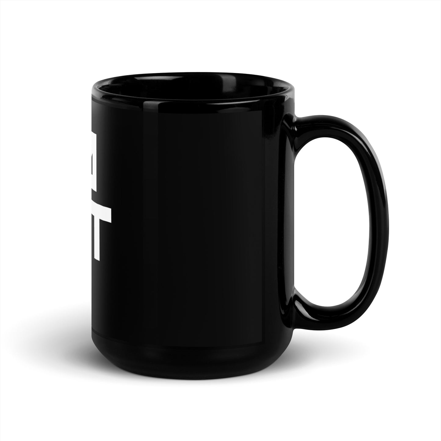 Zero Doubt-Black Glossy Mug