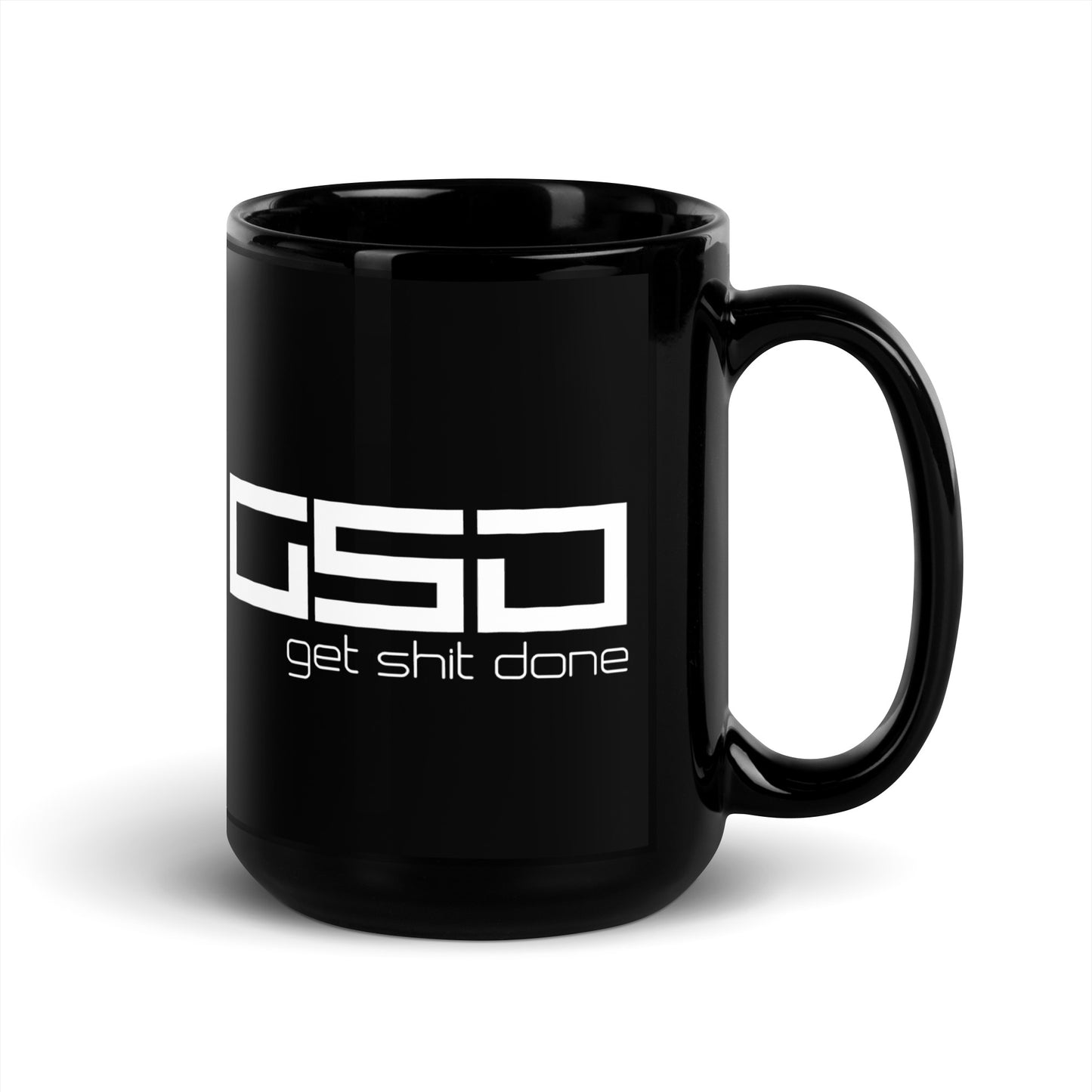 Do The Thing-Black Glossy Mug