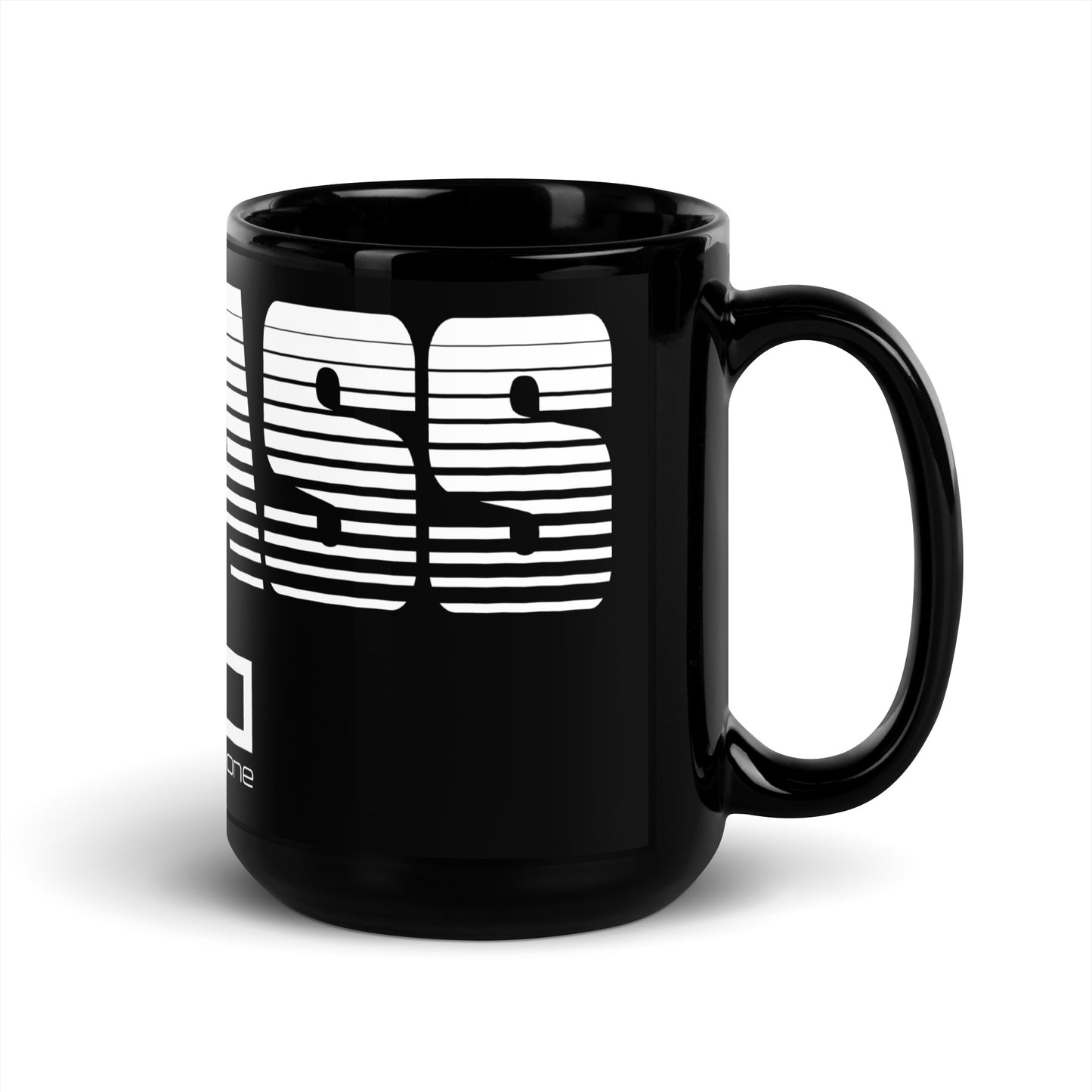BADASS-Black Glossy Mug