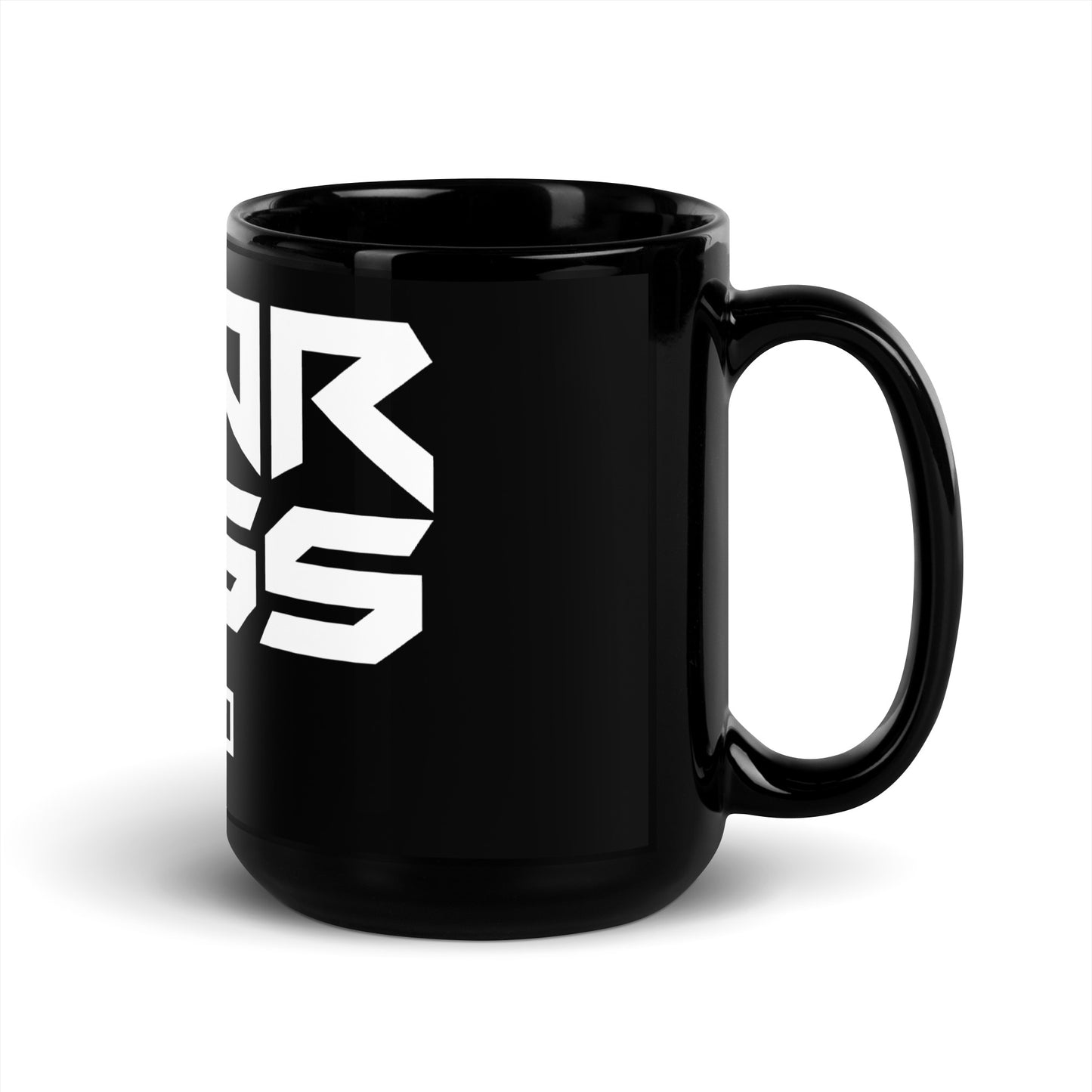 Fear Less-Black Glossy Mug