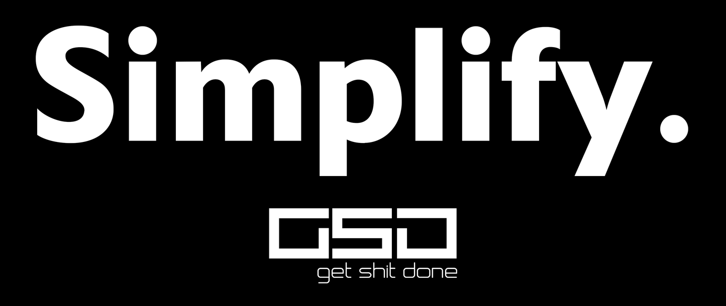 Simplify-Black Glossy Mug