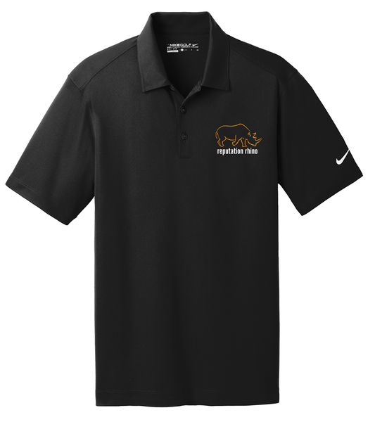 Nike Dri-FIT Vertical Mesh Polo - Embroidered Reputation Rhino Logo