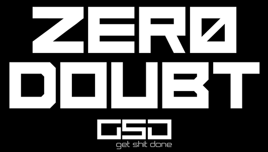 Zero Doubt-Black Glossy Mug