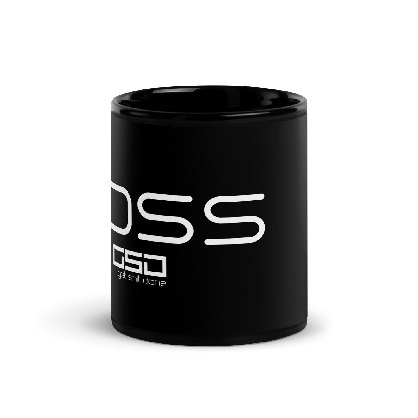 Boss-Black Glossy Mug