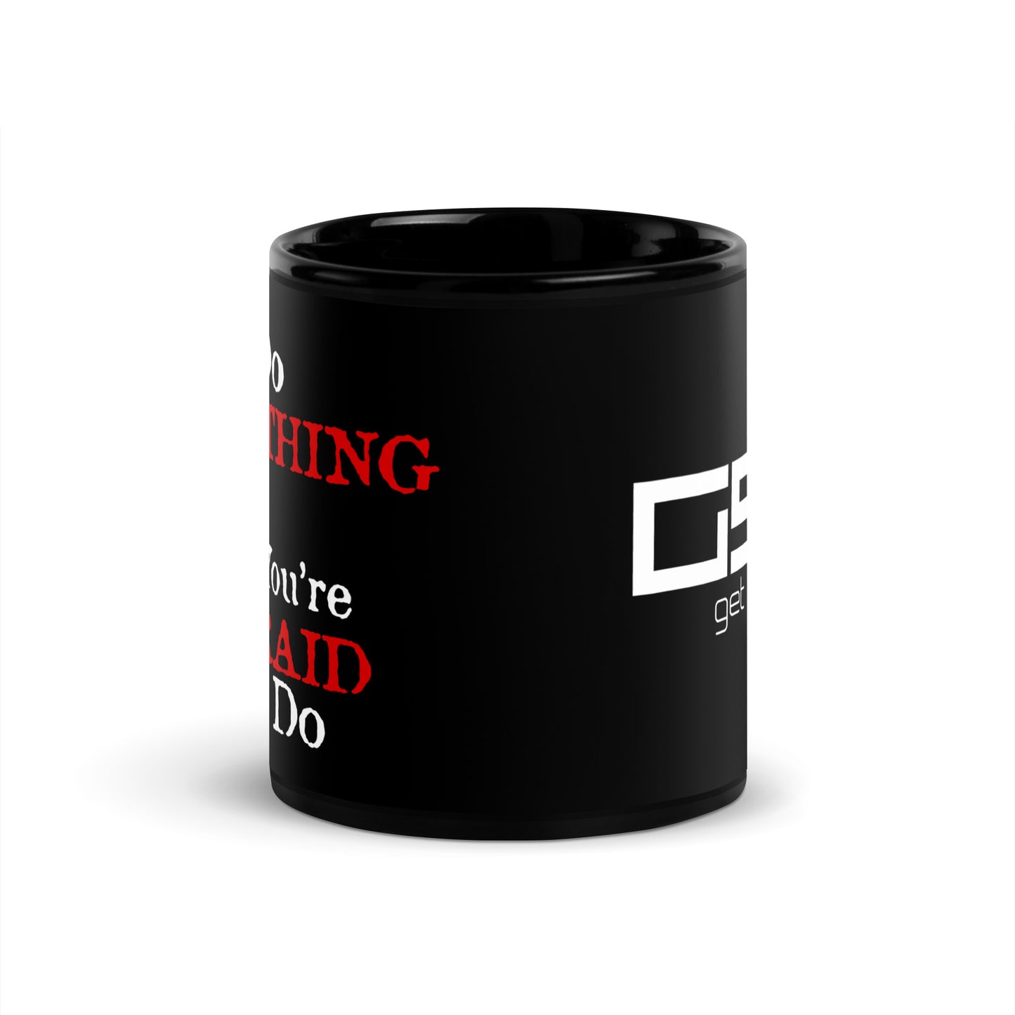 Do The Thing-Black Glossy Mug
