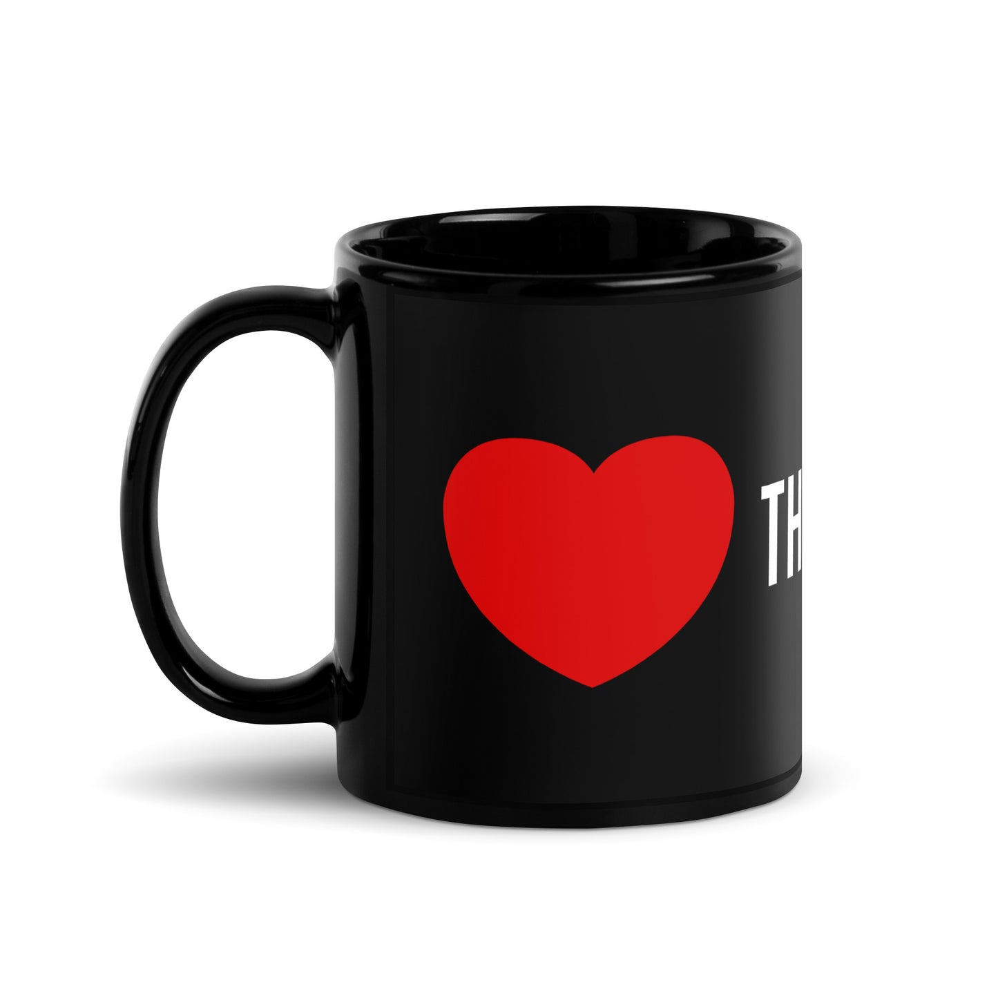 LOVE The Game-Black Glossy Mug