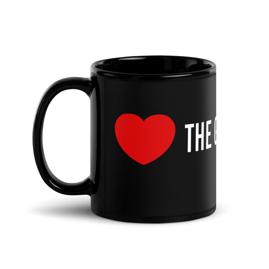 LOVE The Game-Black Glossy Mug