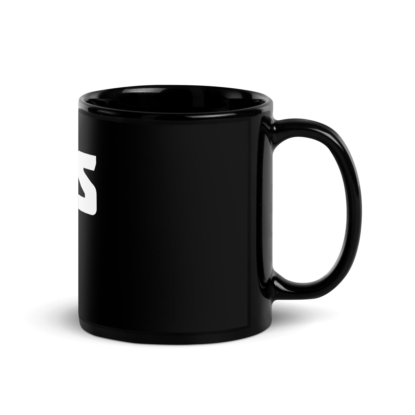 Focus-Black Glossy Mug