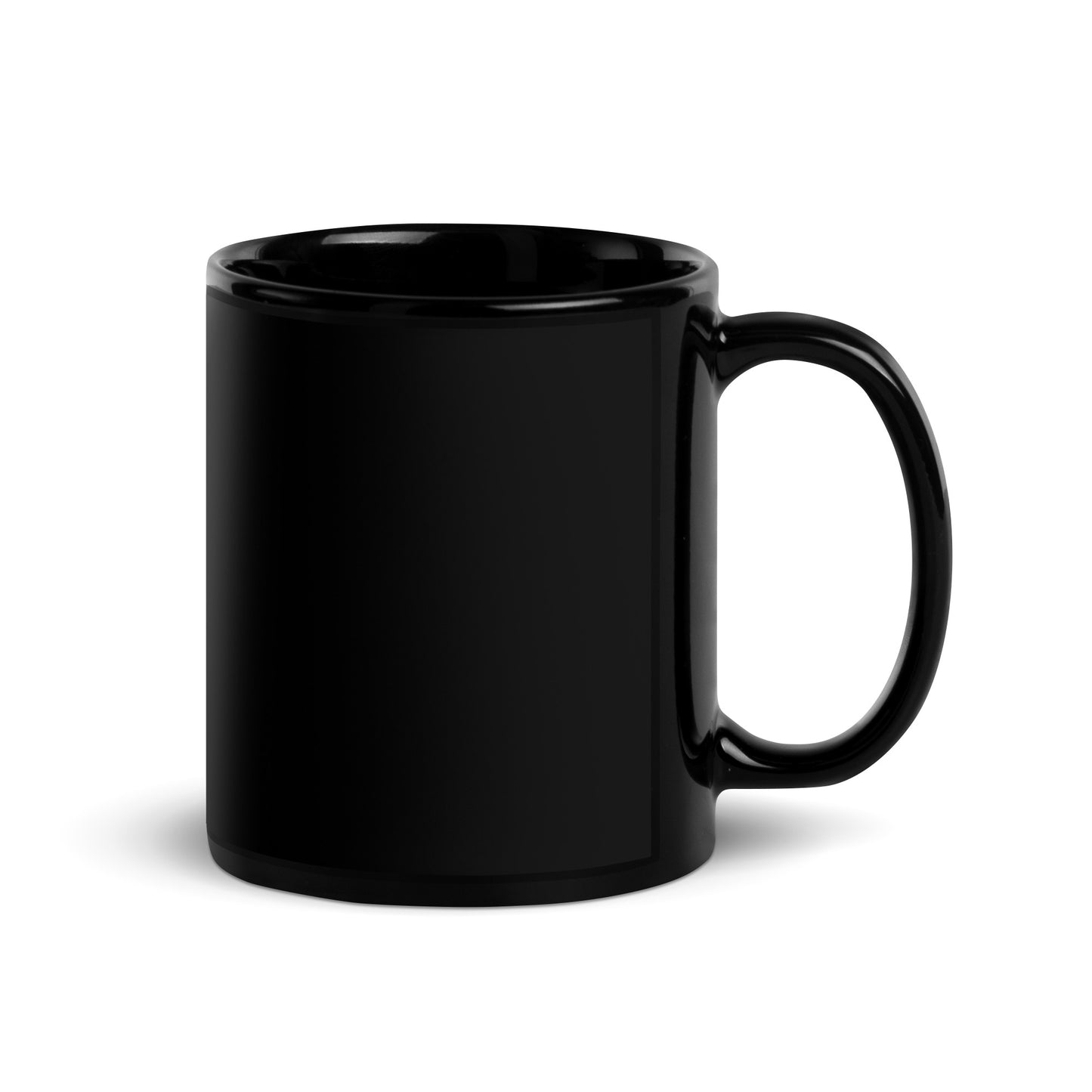 Work Harder-Black Glossy Mug