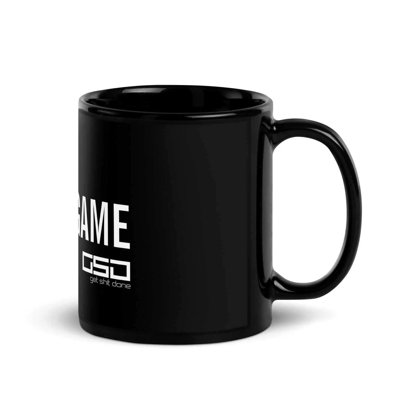 LOVE The Game-Black Glossy Mug