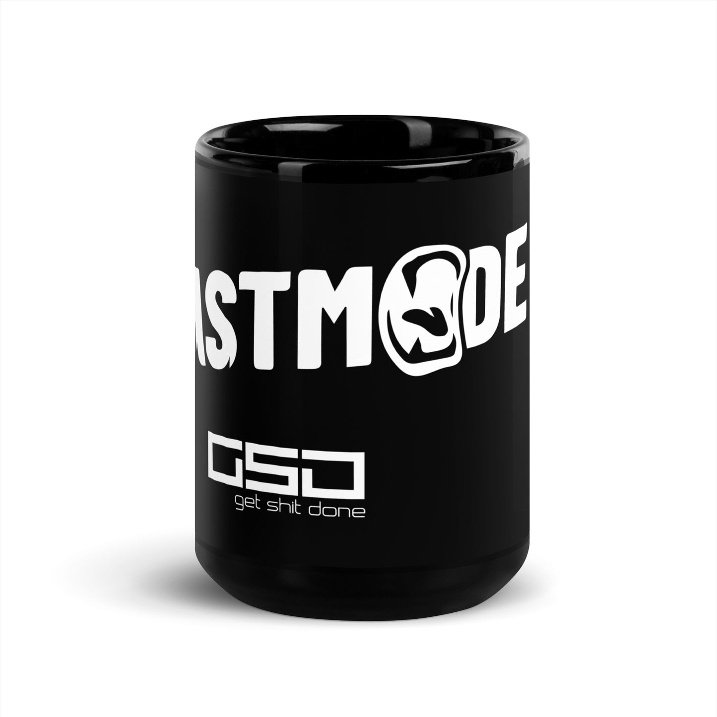 BEAST MODE-Black Glossy Mug