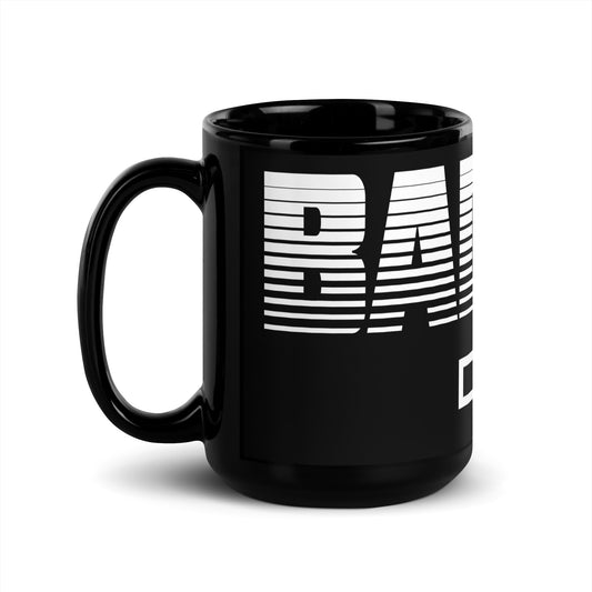 BADASS-Black Glossy Mug