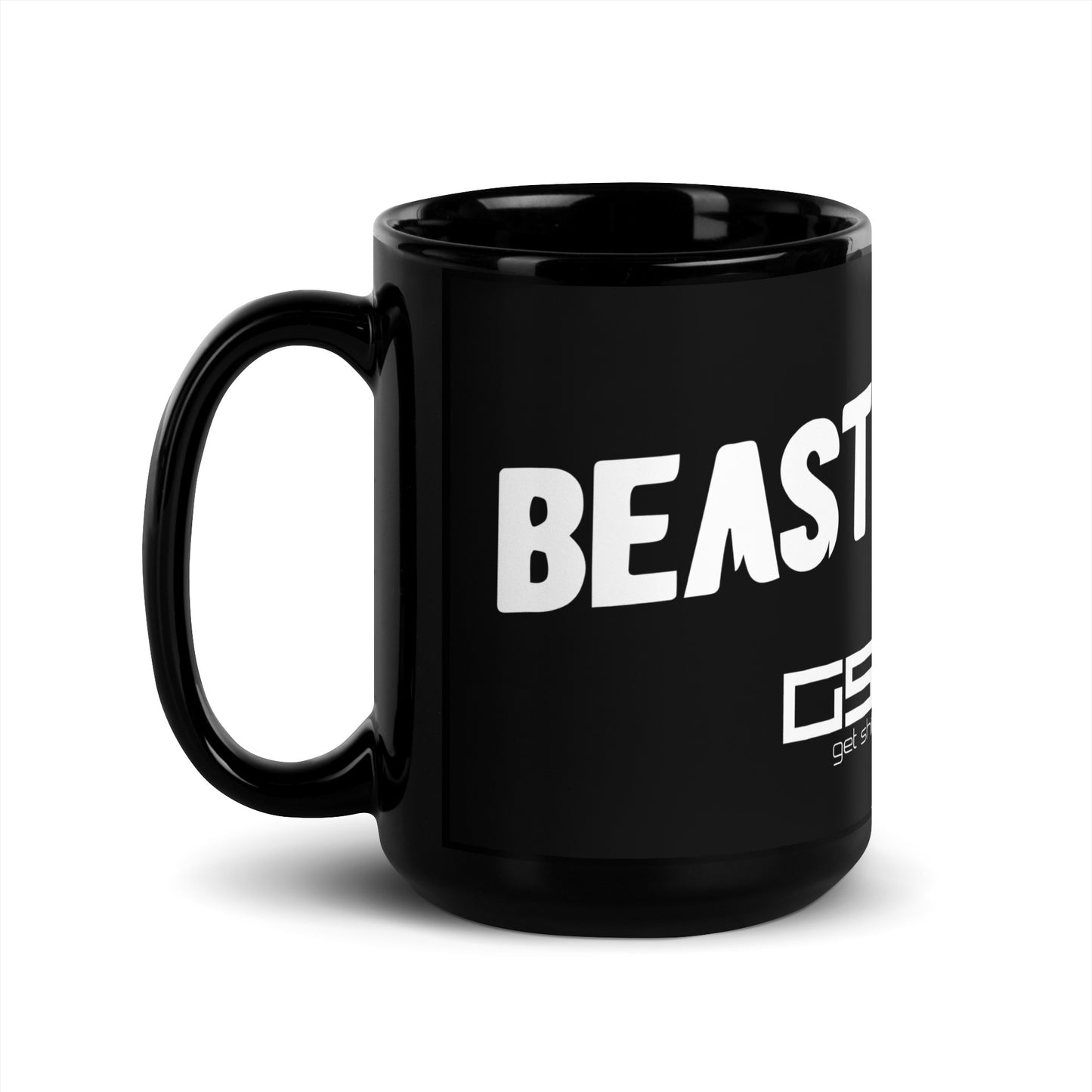 BEAST MODE-Black Glossy Mug