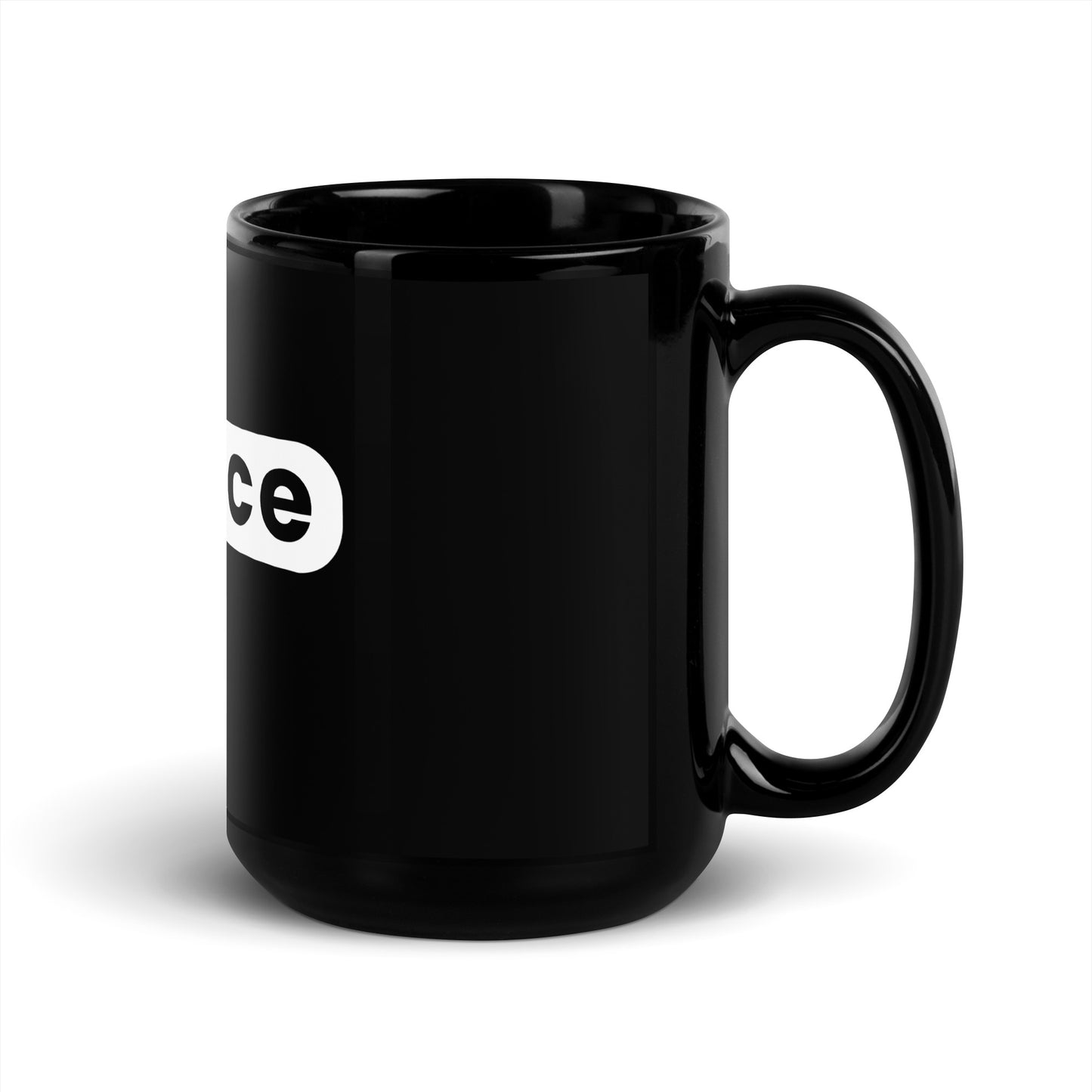 Excellence-Black Glossy Mug