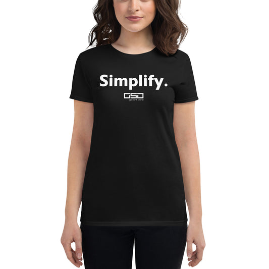 Simplify-Women's short sleeve t-shirt