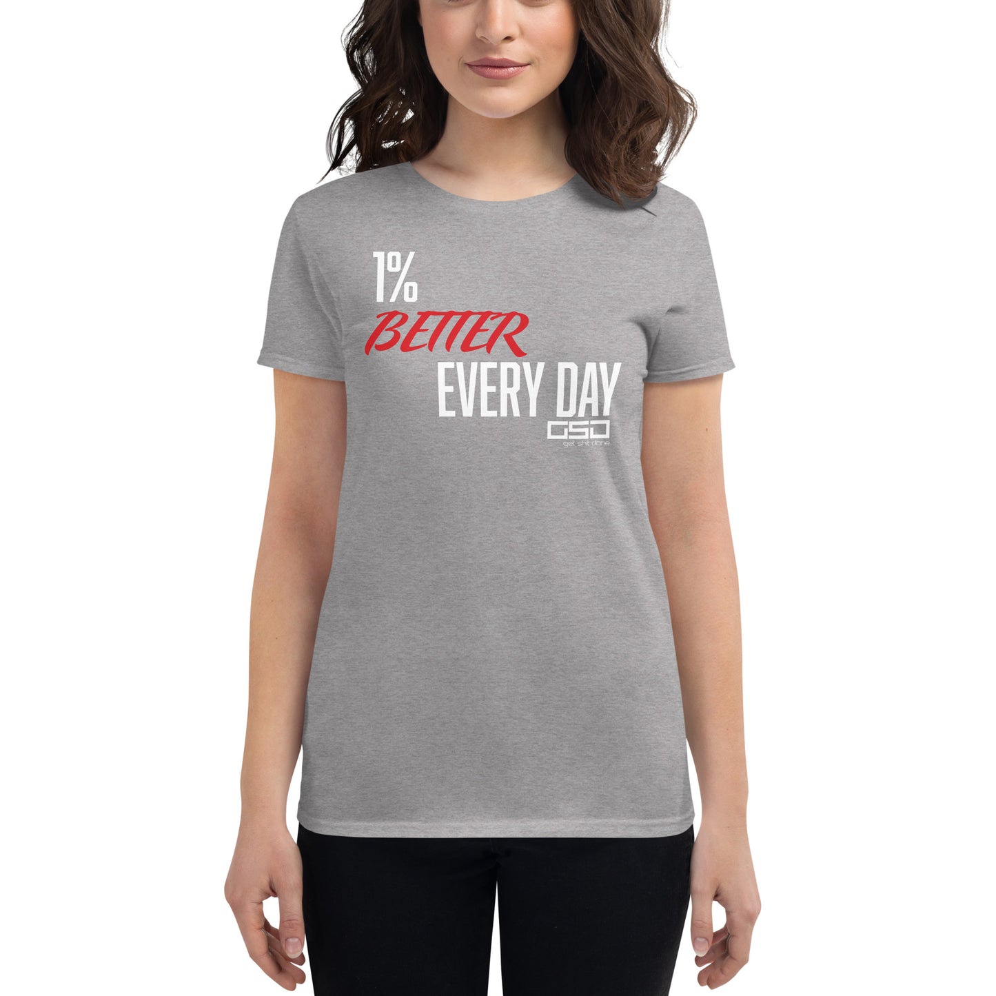 One Percent Better-Women's short sleeve t-shirt