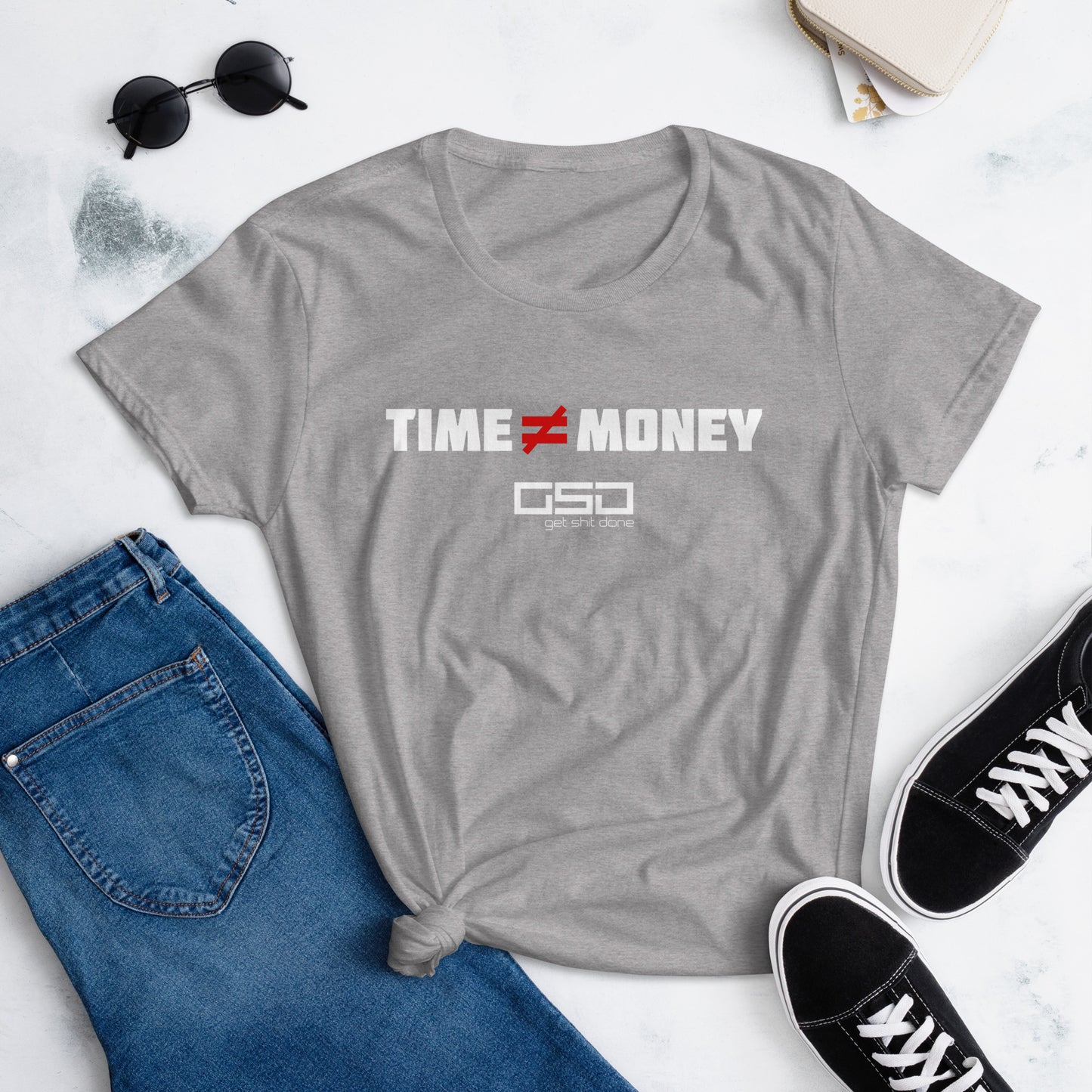 Time ≠ Money-Women's short sleeve t-shirt