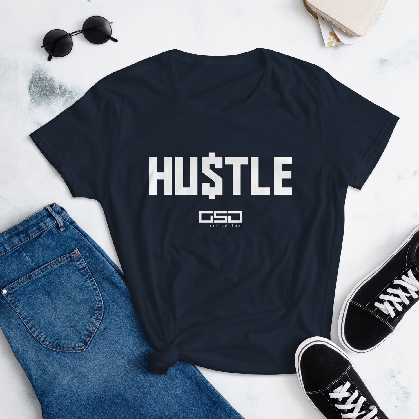 HU$TLE-Women's short sleeve t-shirt