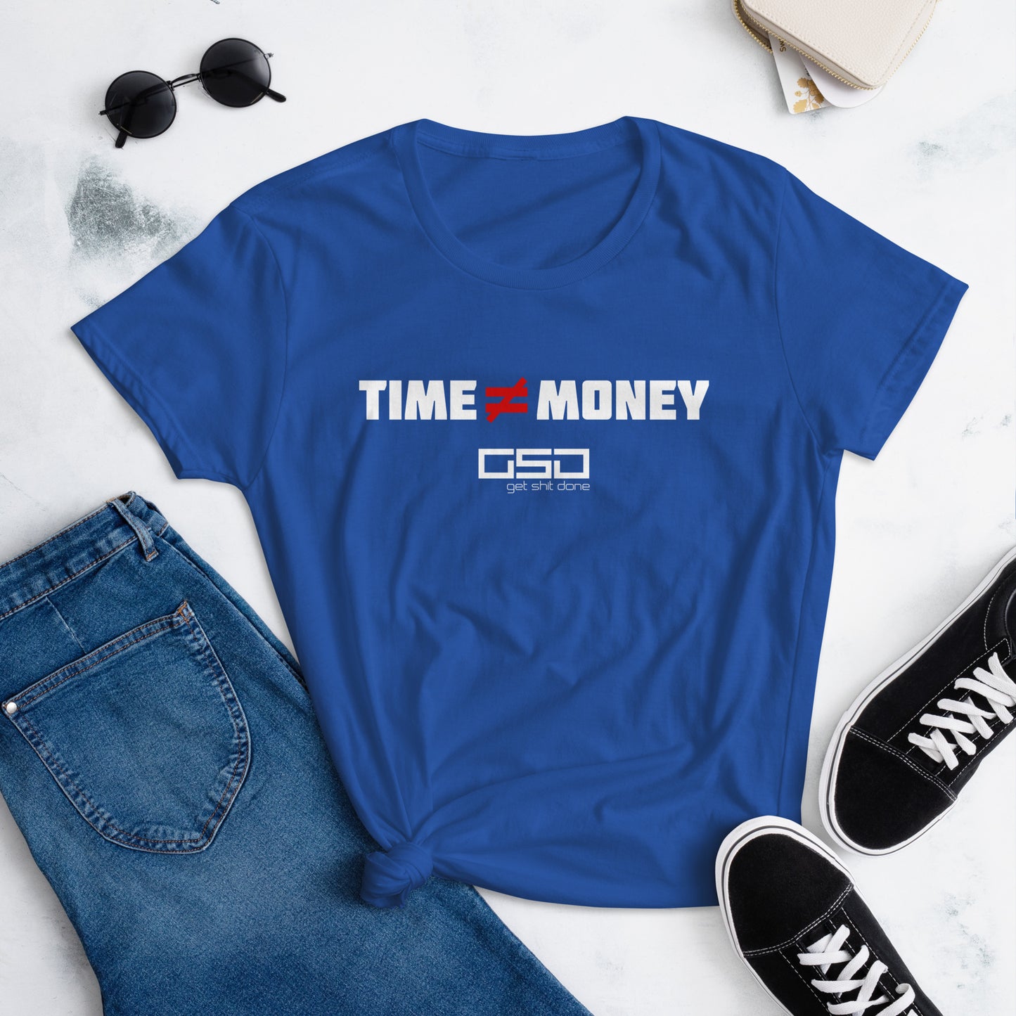 Time ≠ Money-Women's short sleeve t-shirt