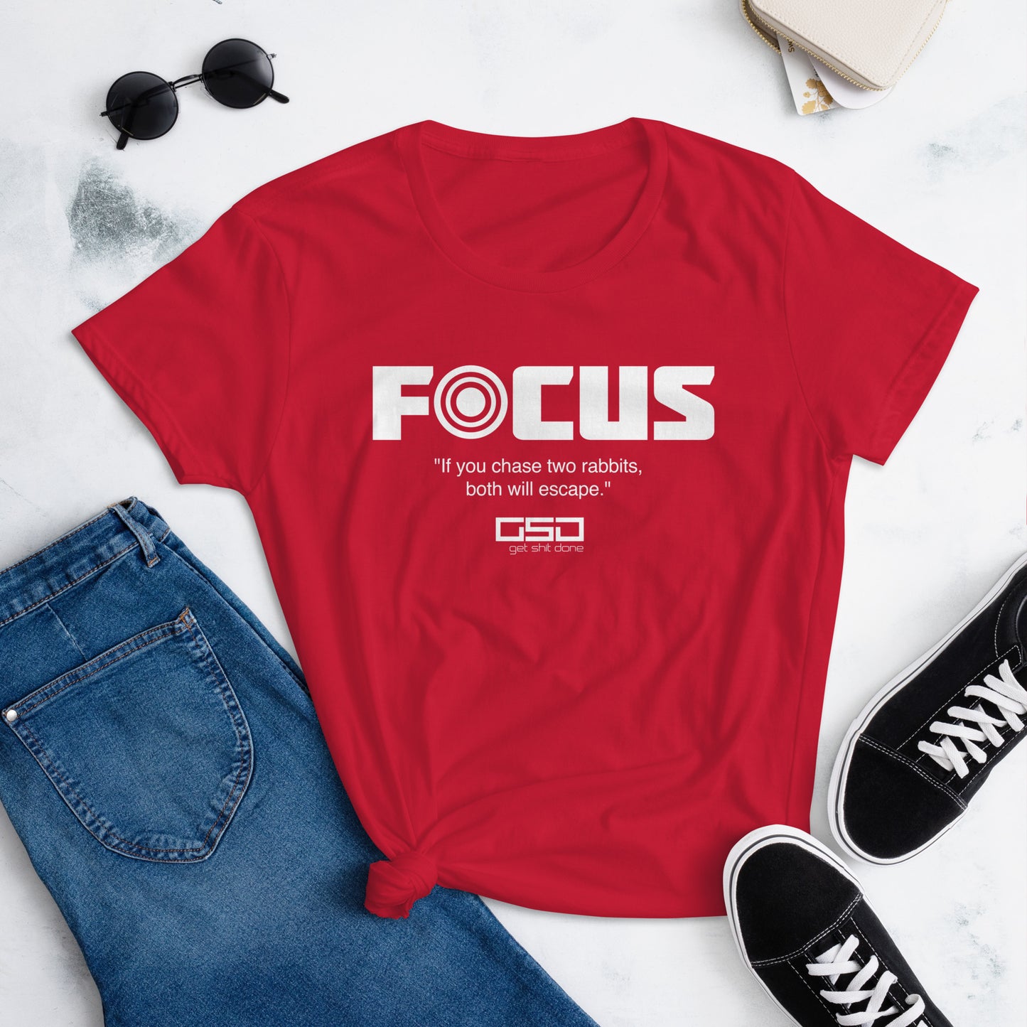 Focus-Women's short sleeve t-shirt