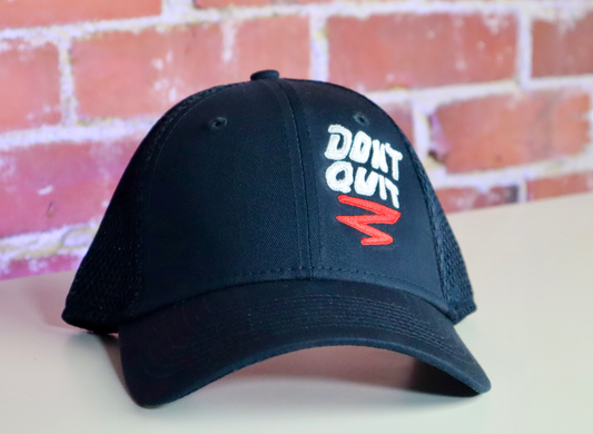 Don't Quit Single Panel Adjustable Hat