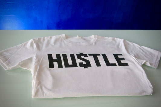 Hustle White Unisex T-Shirt
