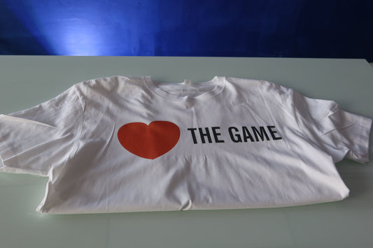 Love The Game Unisex White TShirt